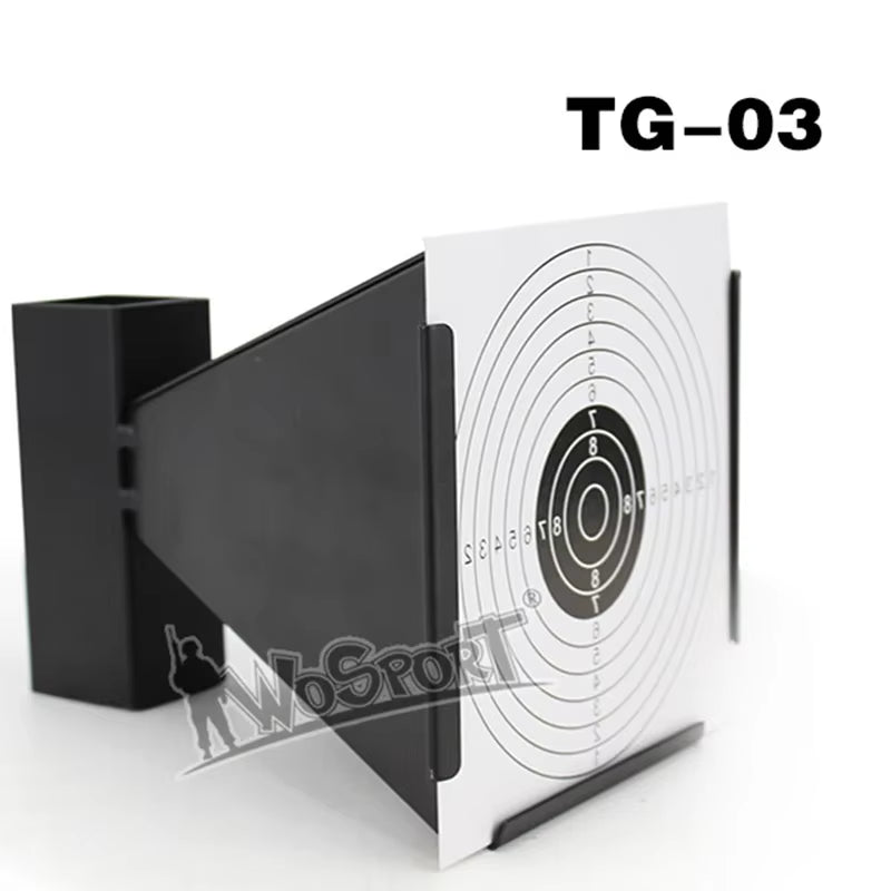 100PCS Hunting Shooting Training Target Paper Slingshot Pistol Rifle Shooting Target Indoor Outdoor Practice Accessories 14X14Cm