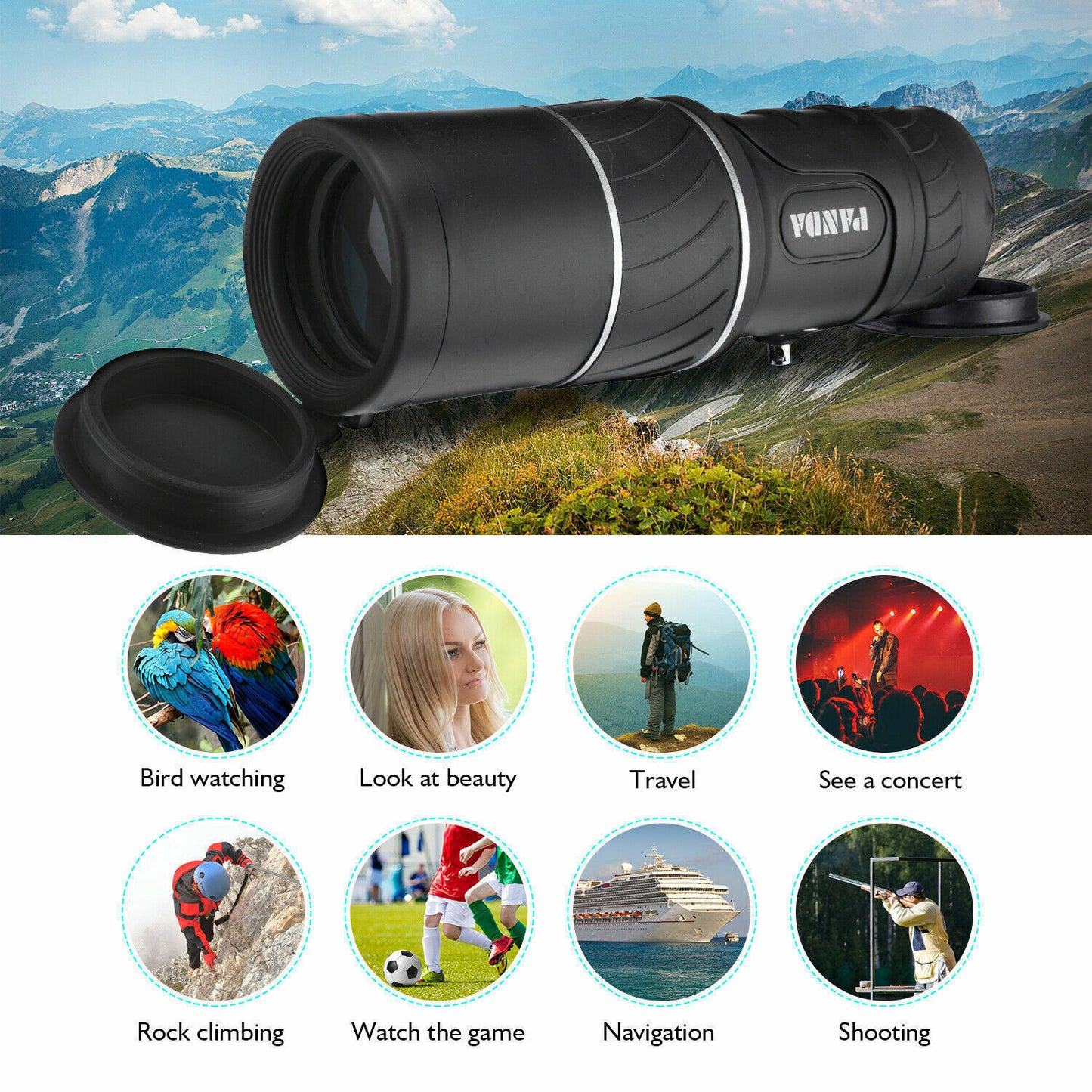 Explore Wildly with Our HD Adventure Monocular