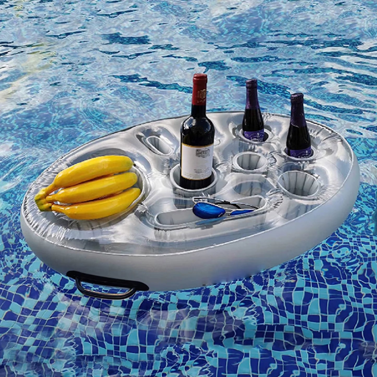 Dive into Fun: Inflatable Pool Float Beer Cooler Cup Holder for Epic Summer Shenanigans!