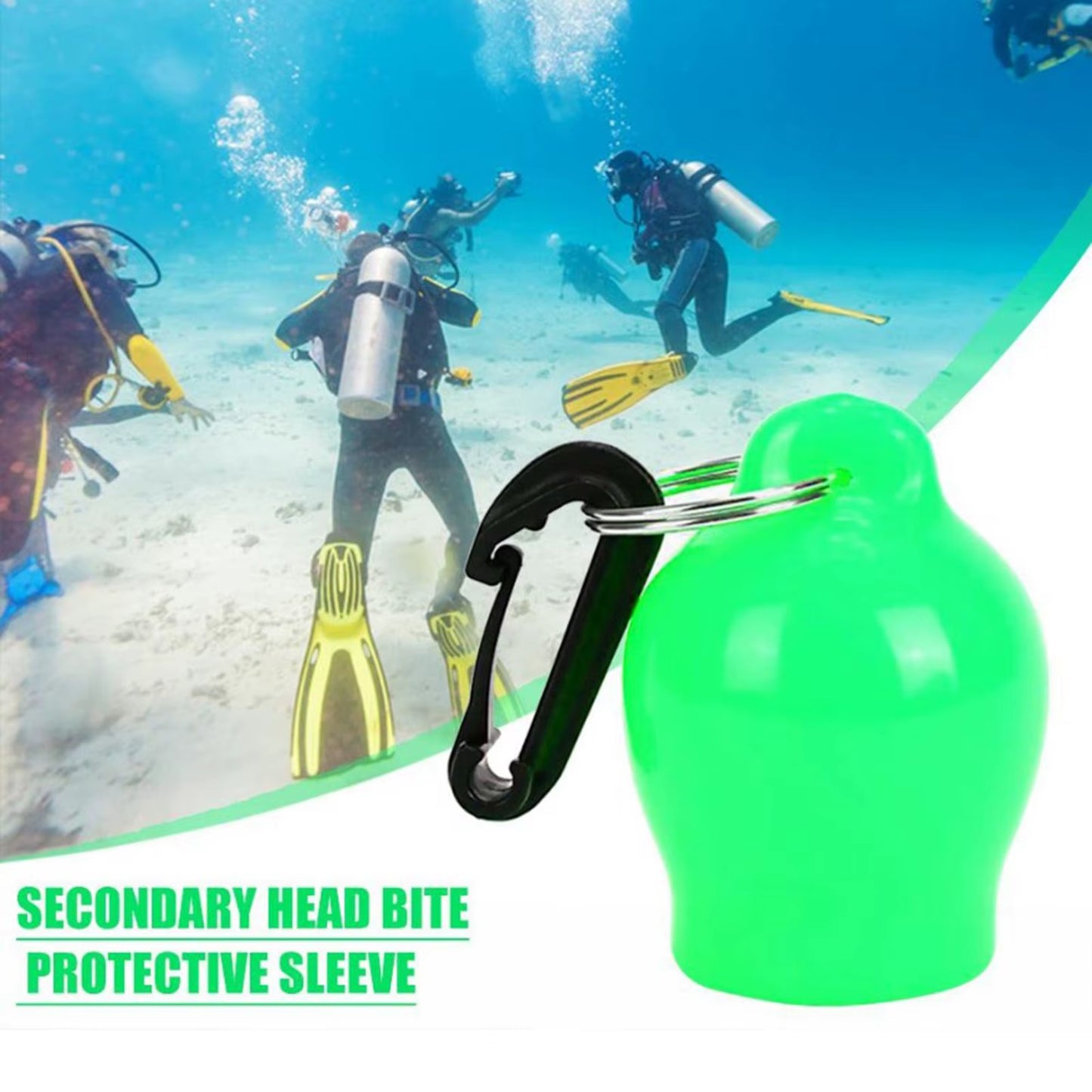 Snorkel Regulator Mouthpiece Cover Scuba Dive Holder W/ Clip