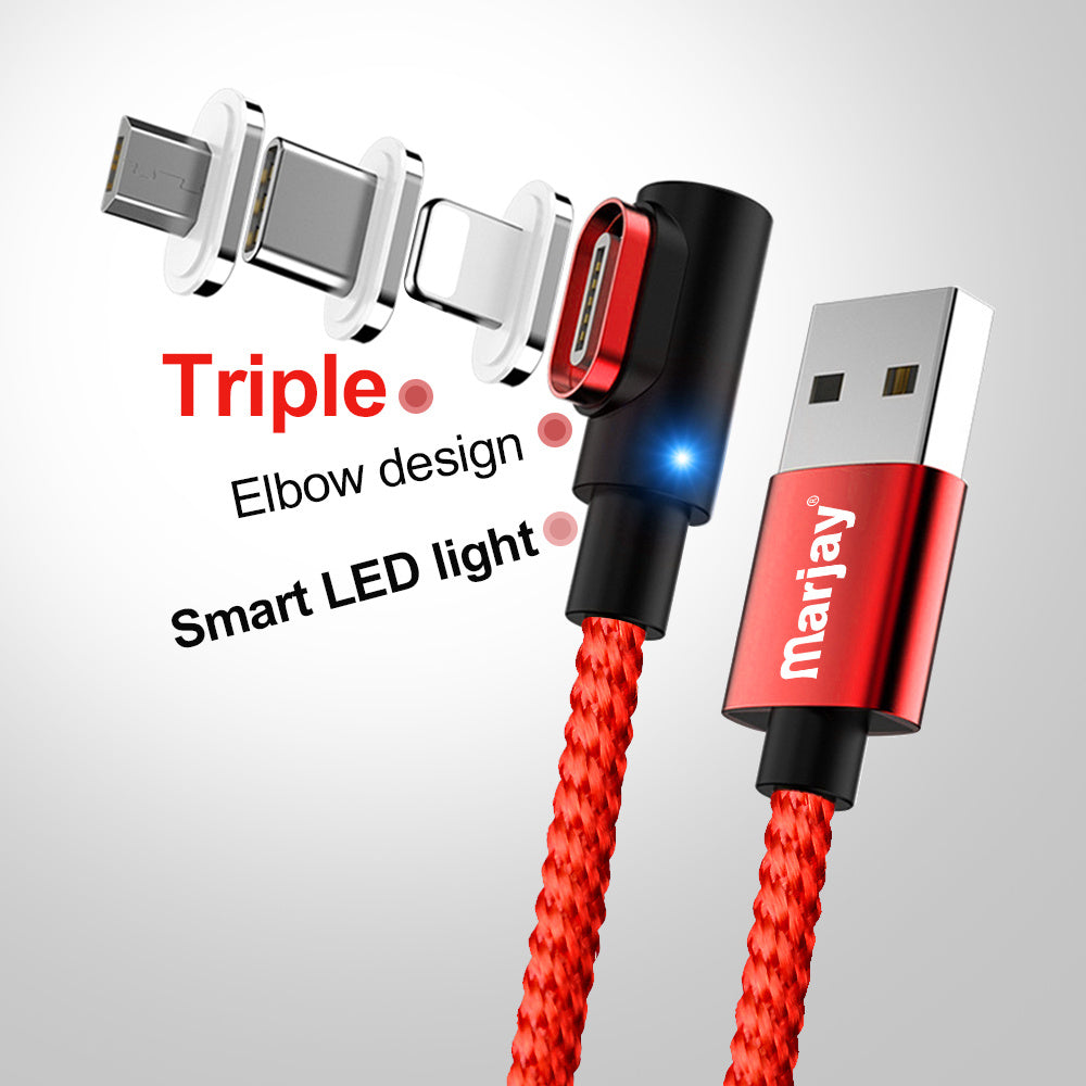 Revolutionary 3-in-1 Magnetic Charging Cable