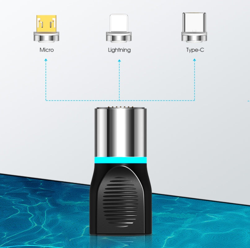 Boost Your Charge: 3-in-1 Magnetic Adapter