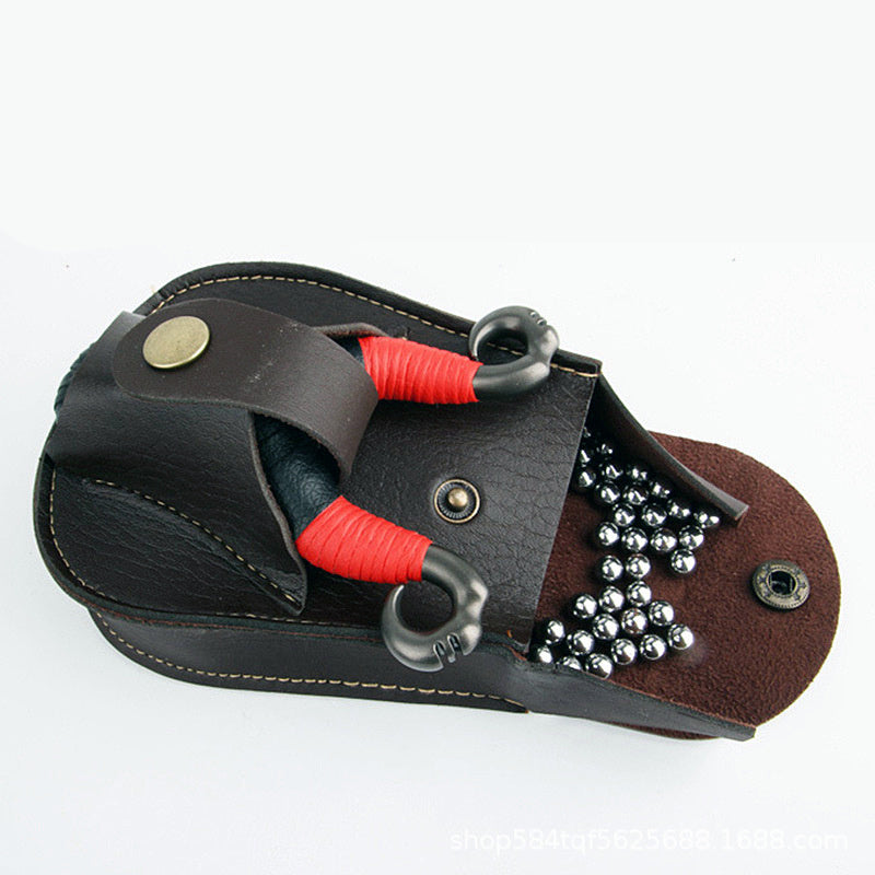 Adventure-Ready Leather Slingshot Bag