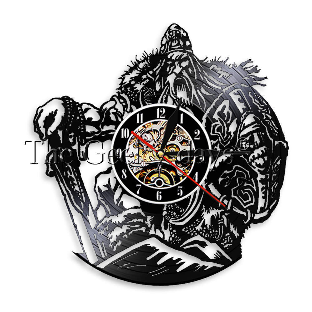 Warrior's Ancient Vinyl Timepiece - Bold & Unique!