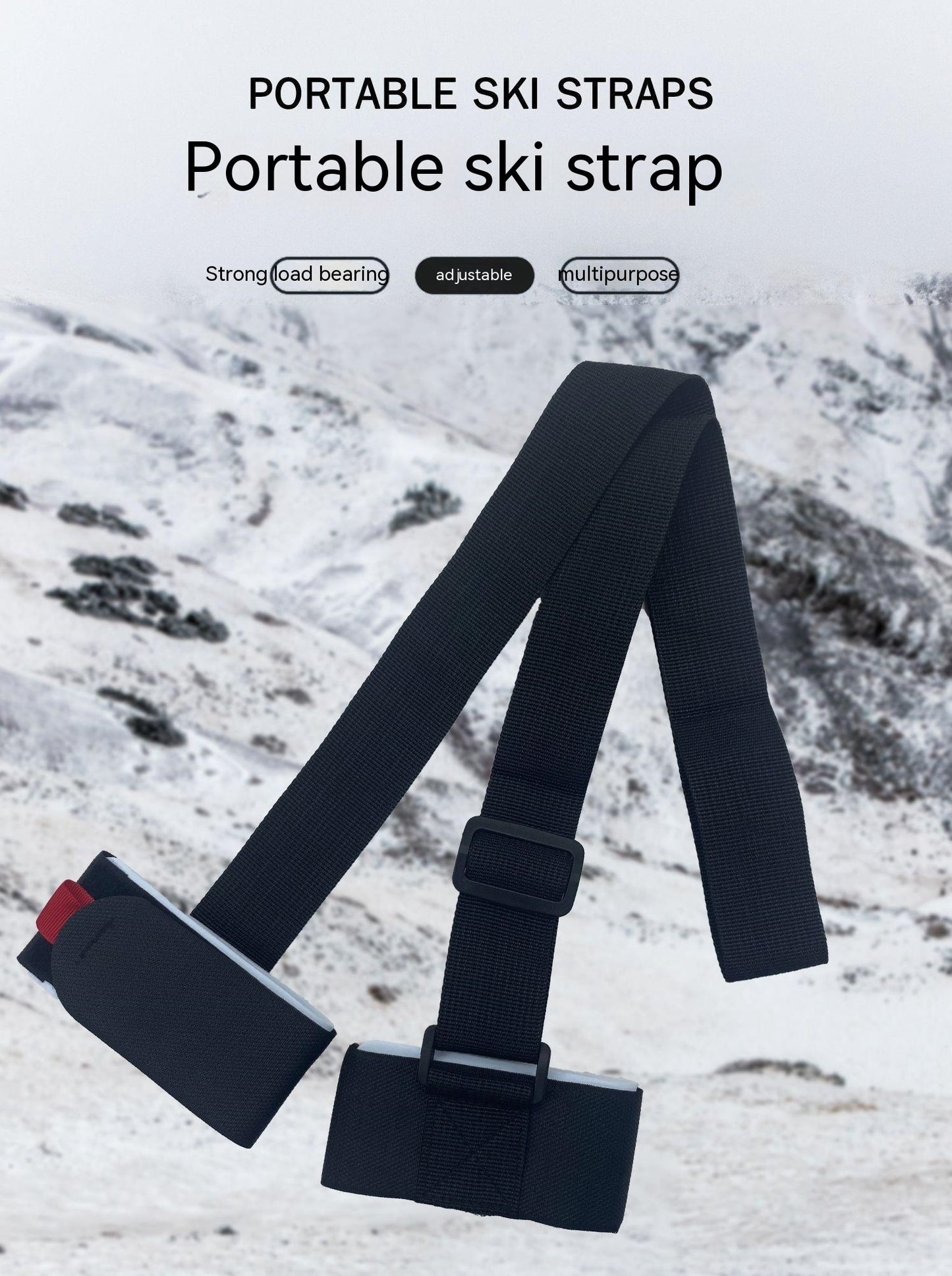 Skiing Adventure Strap - Ultra-Light & Adjustable