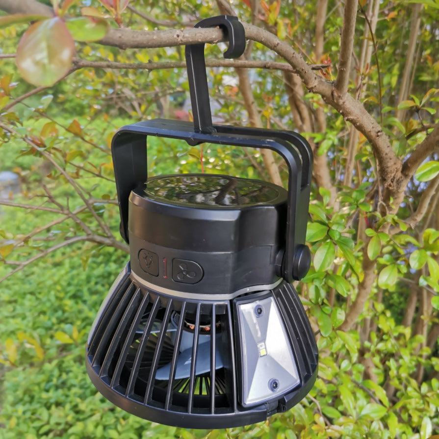 Energize Your Adventure: Solar Fan & Light Combo