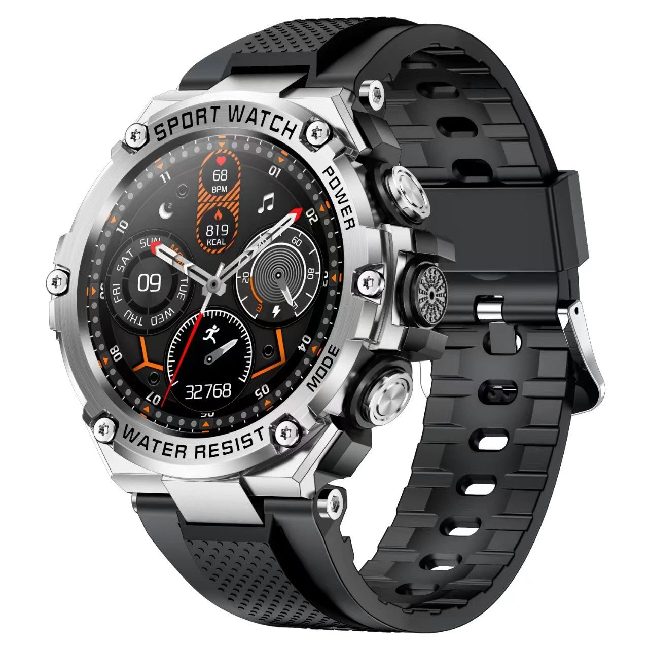 Adventure-Ready Smartwatch with Dynamic Display