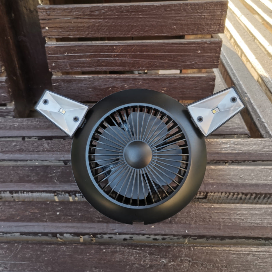 Energize Your Adventure: Solar Fan & Light Combo