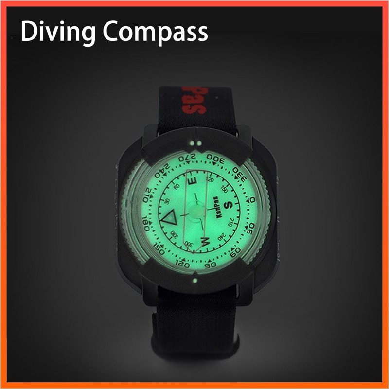 Adventurer's Dynamic Glow Compass Watch