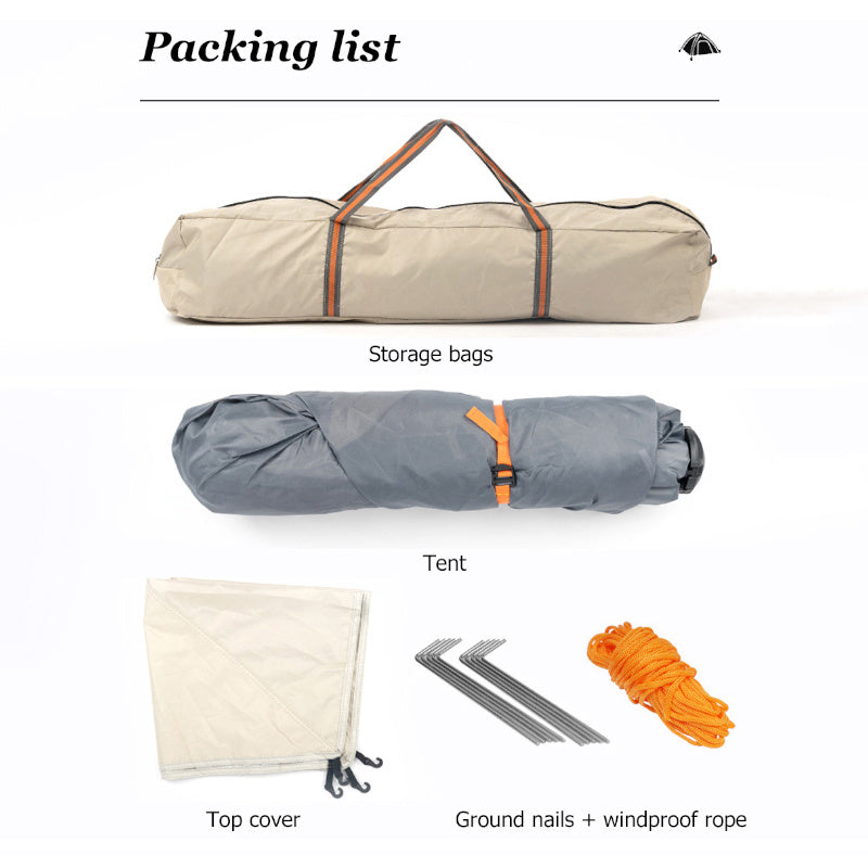 Quick-Open Adventure Camping Tent - Action Ready!