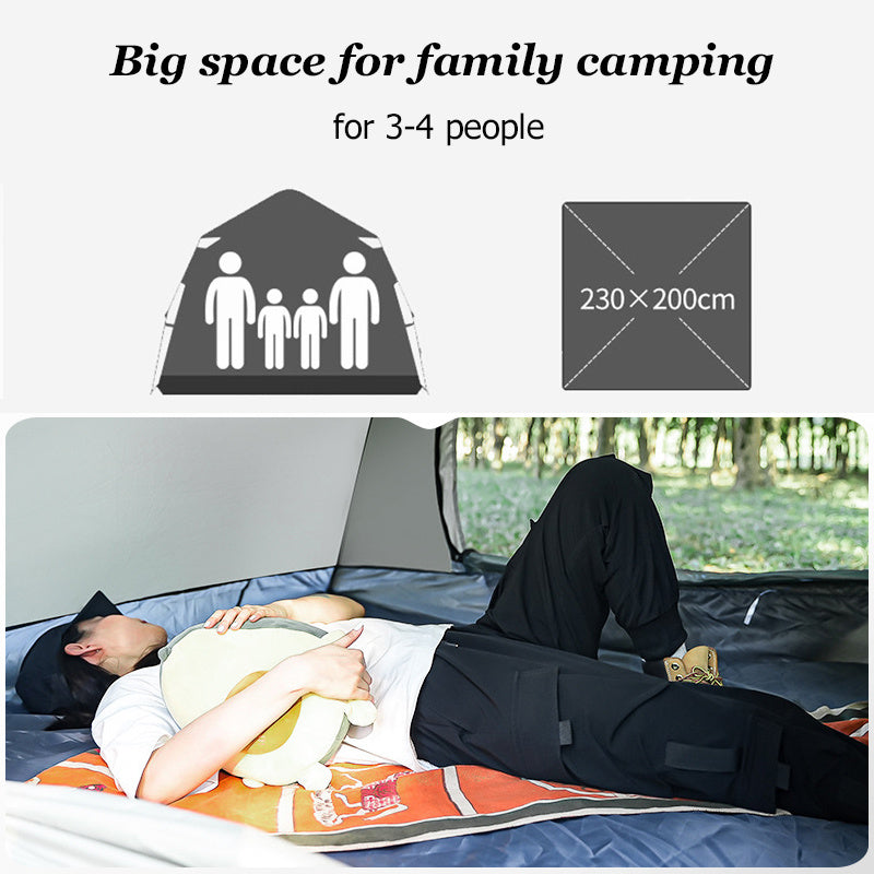 Quick-Open Adventure Camping Tent - Action Ready!