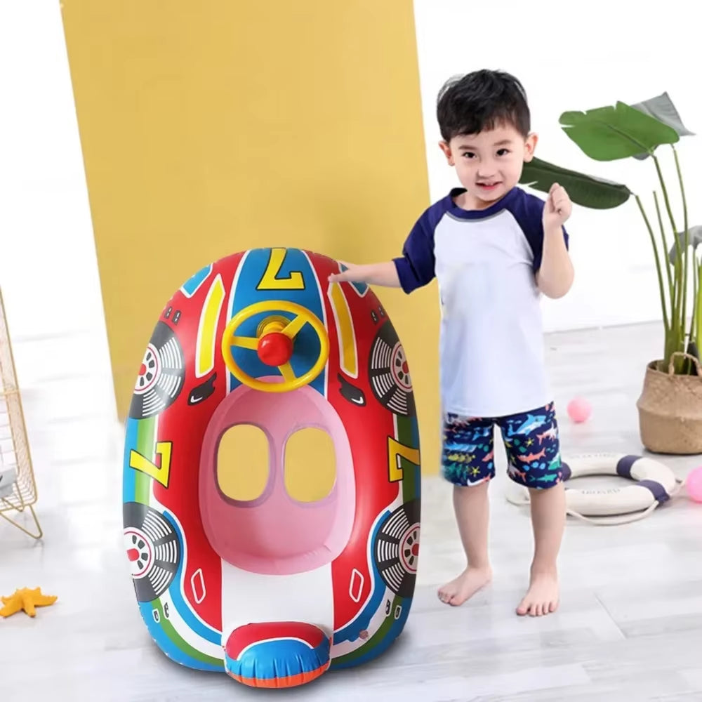 Children's Inflatable Swimming Mattress for Beach and Pool Activities
