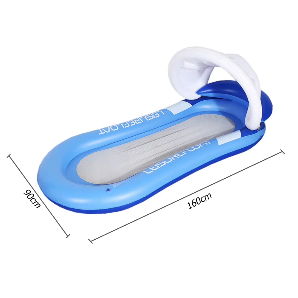 2024 Inflatable Outdoor Foldable Water Hammock and Floating Swimming Pool Mattress for Beach and Recreation Activities