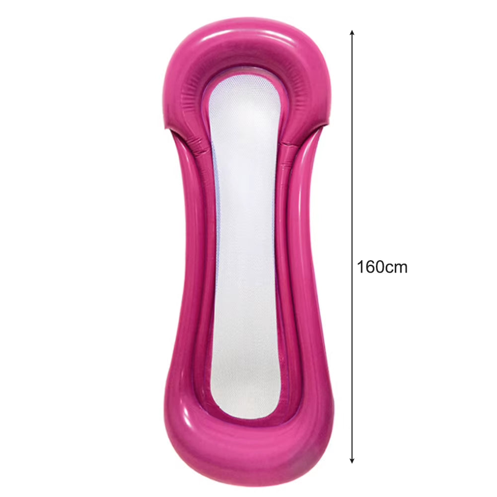 2024 Inflatable Outdoor Foldable Water Hammock and Floating Swimming Pool Mattress for Beach and Recreation Activities