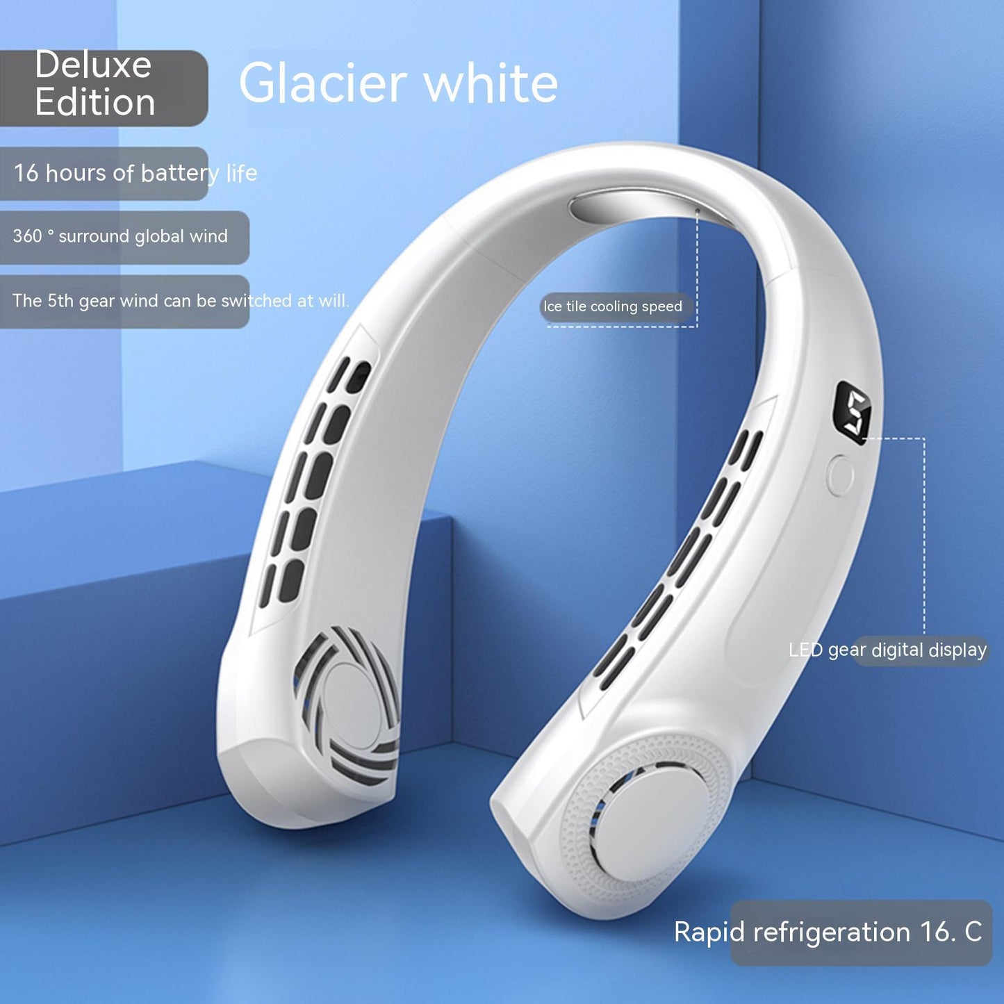 Revolutionary Whisper-Quiet Neck Fan