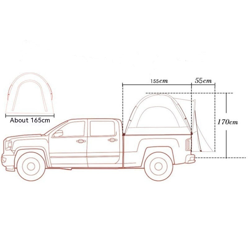 Adventure-Ready Multi-Function Car Tent
