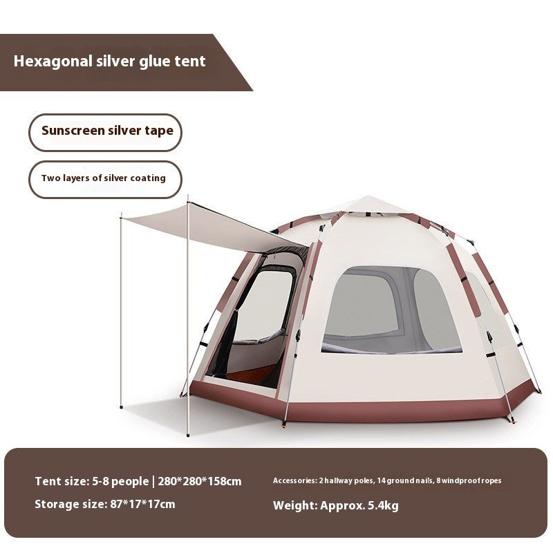Escape & Explore: Elite Windproof Hex Tent