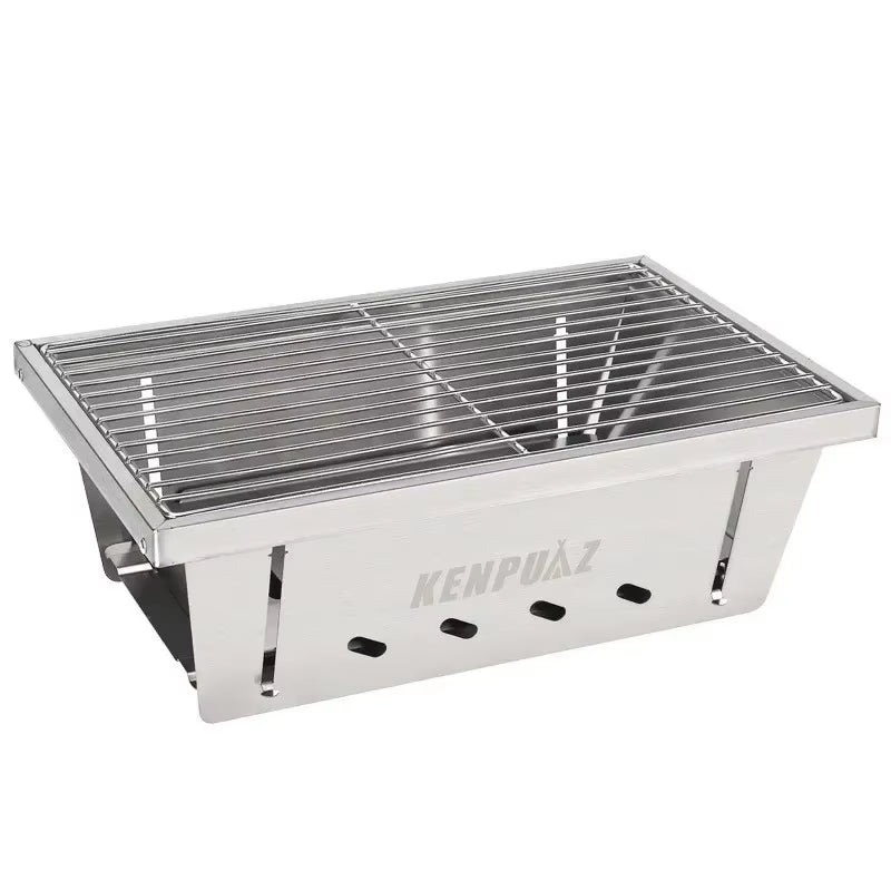 Hot Selling Outdoor Folding Barbecue Stove 304 Stainless Steel Oven Thickened Mini IGT Barbecue Rack BBQ두꺼운 미니 오븐