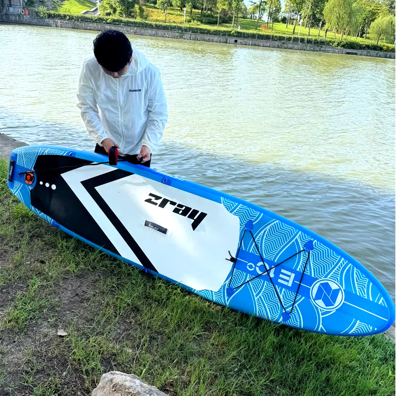 ZRAY EVASION E10 297*76*13Cm Inflatable Surfboard Stand up Paddle Surfing Board Water Sport Sup Board Kid Board All around Light