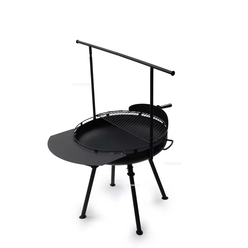 Nordic Sizzle Station: Where Your Hot Dogs Get a Retro Makeover While You Pretend to Be a Campfire Chef!