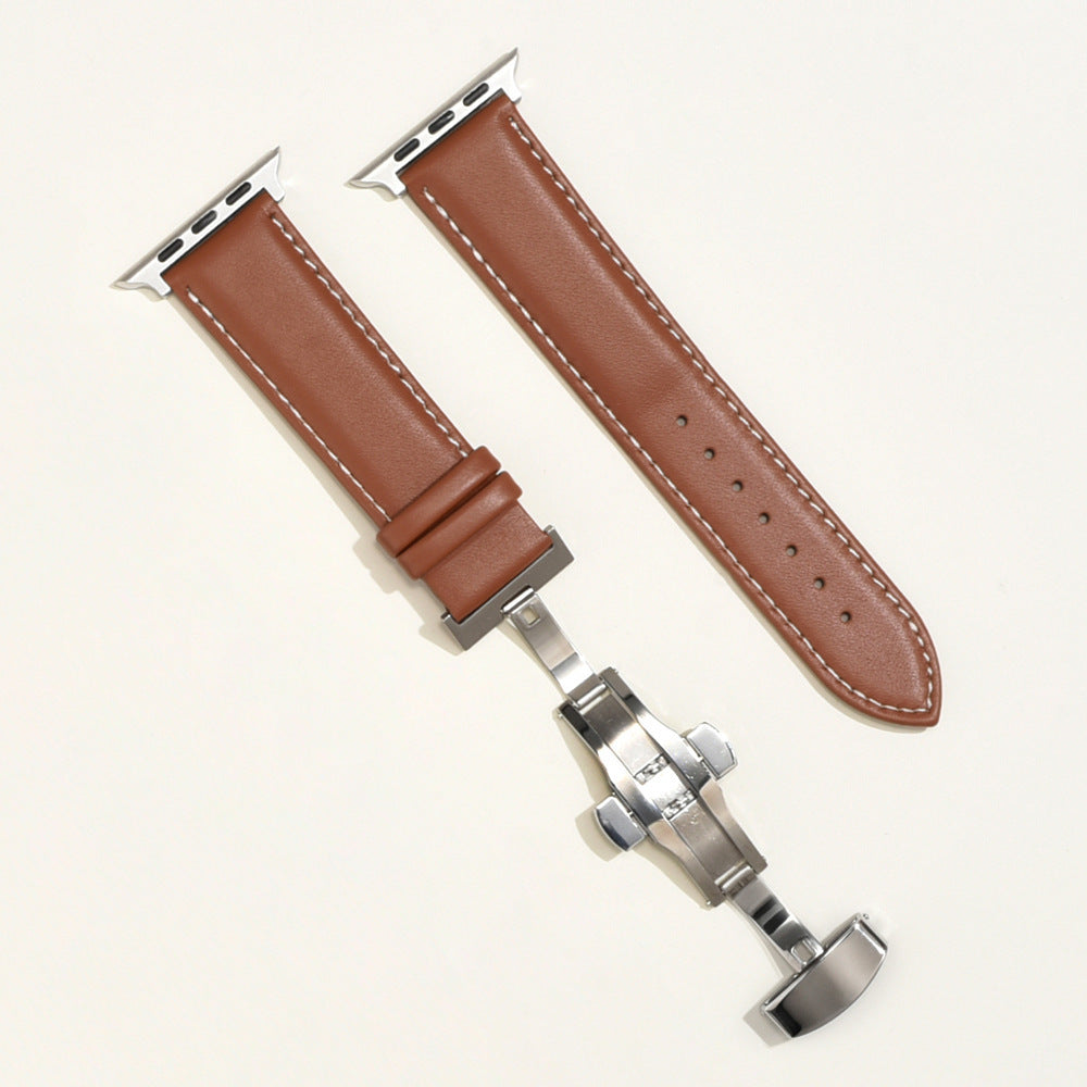 Erleben Sie Vielseitigkeit: Luxuriöses Uhrenarmband aus Rindsleder