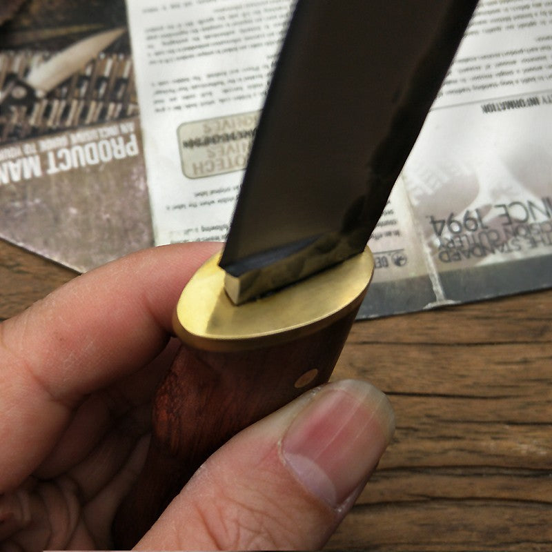 Unleash Adventure: Mahogany Survival Knife