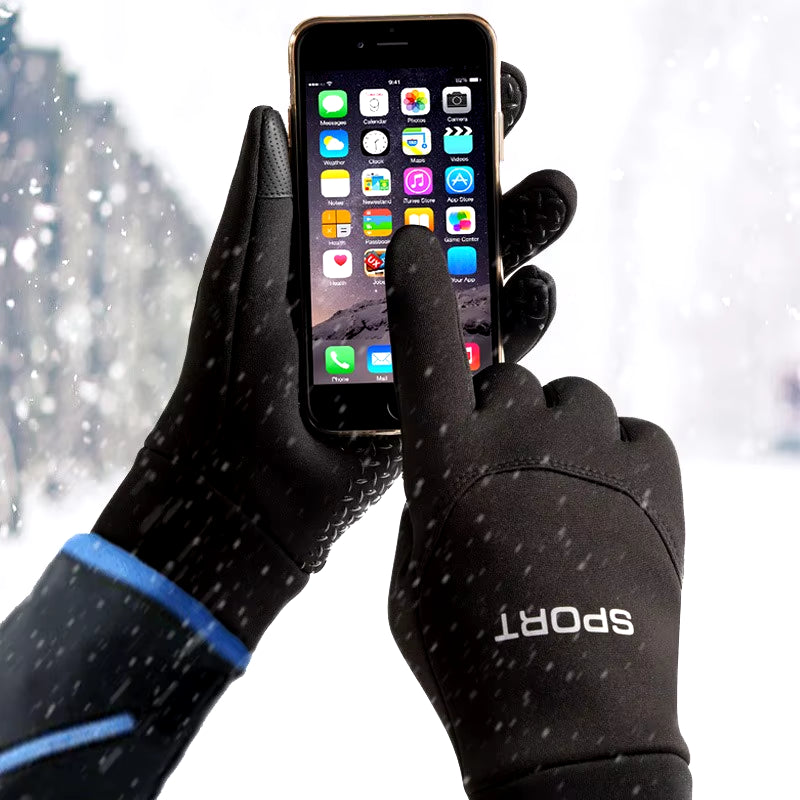 Winter Outdoor Sports Running Glove Warm Touch Screen Gym Fitness Full Finger Gloves for Men Women Knitted Magic Gloves