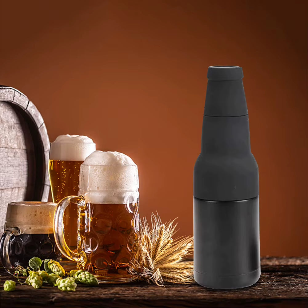 Chill Out Buddy: The Ultimate Beer Buddy Cooler with Built-In Party Popper for Your 12 Oz Liquid Joy! Perfect for Dudes Who Love Their Brews and Caffeine Fixes!