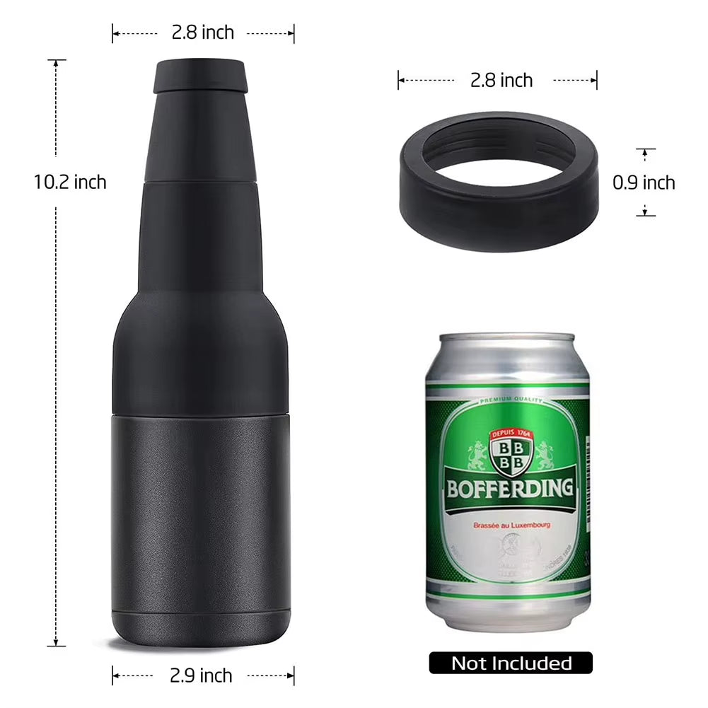 Chill Out Buddy: The Ultimate Beer Buddy Cooler with Built-In Party Popper for Your 12 Oz Liquid Joy! Perfect for Dudes Who Love Their Brews and Caffeine Fixes!