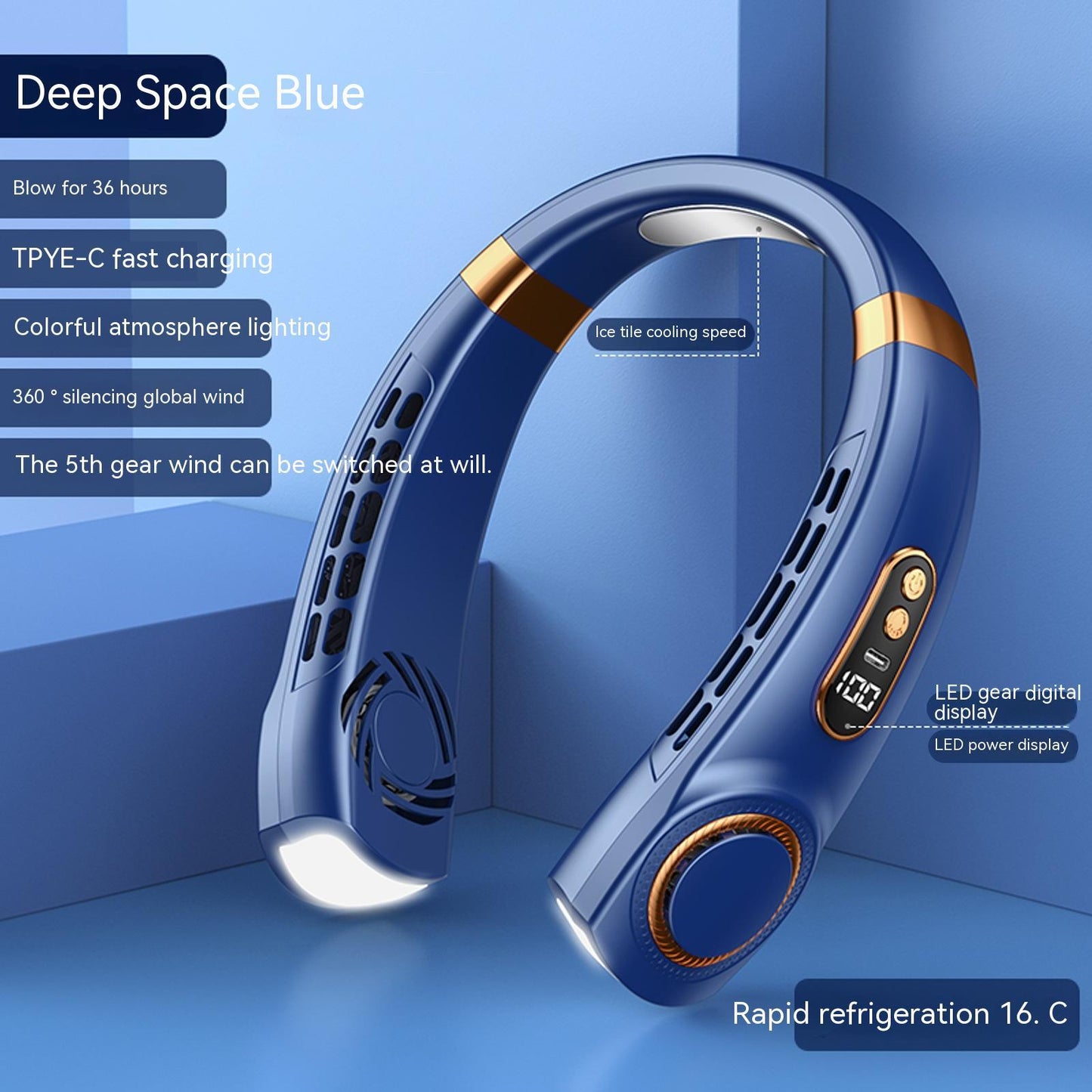 Revolutionary Whisper-Quiet Neck Fan