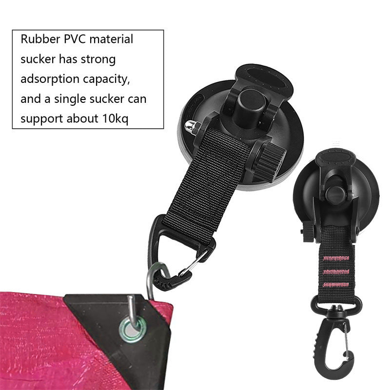 Adventure-Ready Car Suction Tent Hook