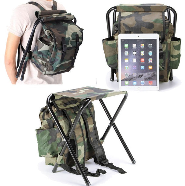 Adventure-Ready Camouflage Folding Chair