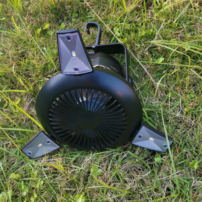 Energize Your Adventure: Solar Fan & Light Combo