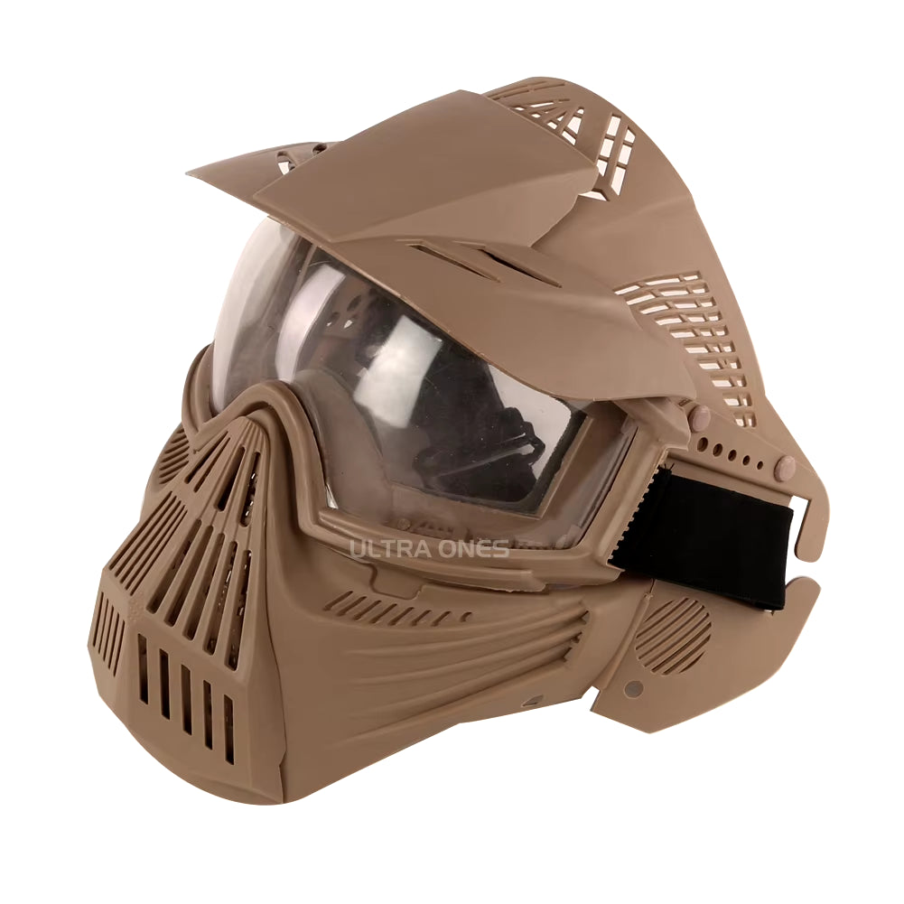Tactical Mask with Lens Shooting Paintball Training Cs Wargame Full Face Mask Protection Airsoft Combat Masks Goggles Set
