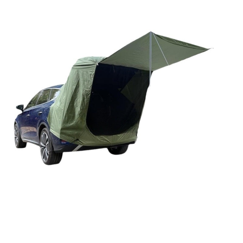 Adventure-Proof Rear Tent: Sun & Rain Guardian