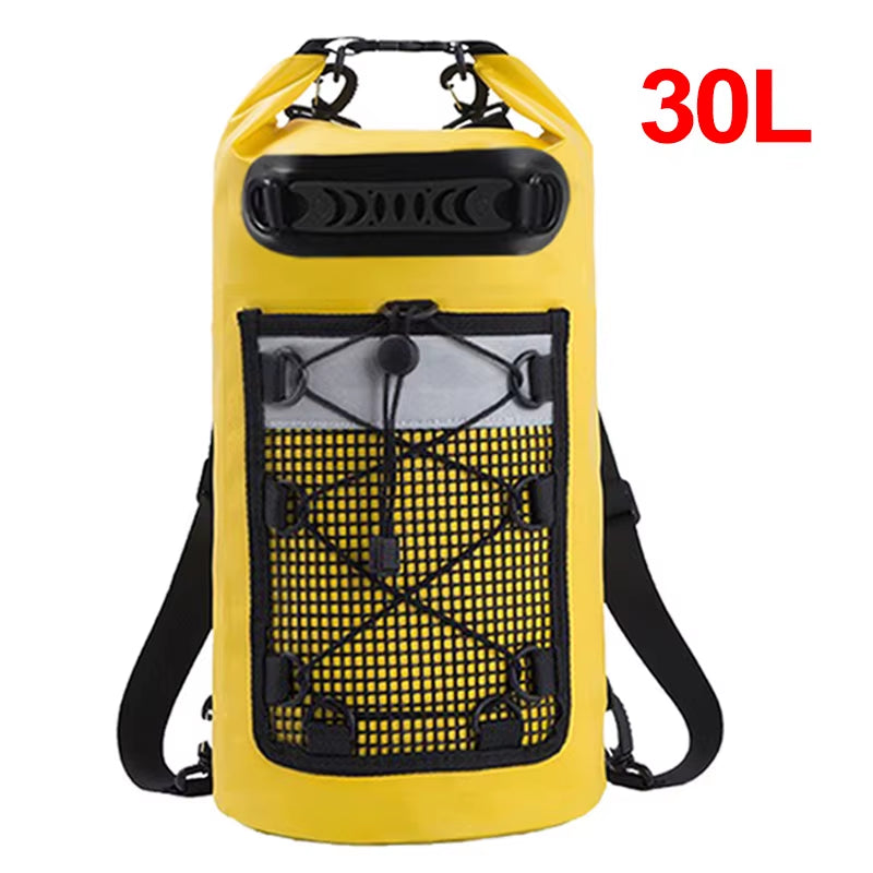 Swimming PVC Pack Dry Bag Backpack for Women Men 10L 20L Waterproof Shoulder Kayak Trekking Drifting Rafting Surfing Boating Bag