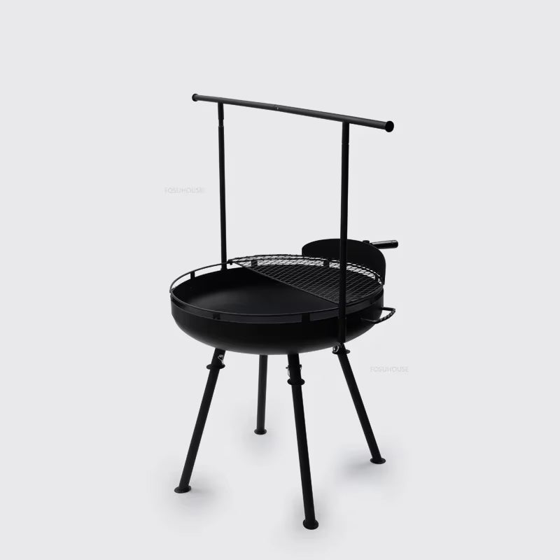 Nordic Sizzle Station: Where Your Hot Dogs Get a Retro Makeover While You Pretend to Be a Campfire Chef!