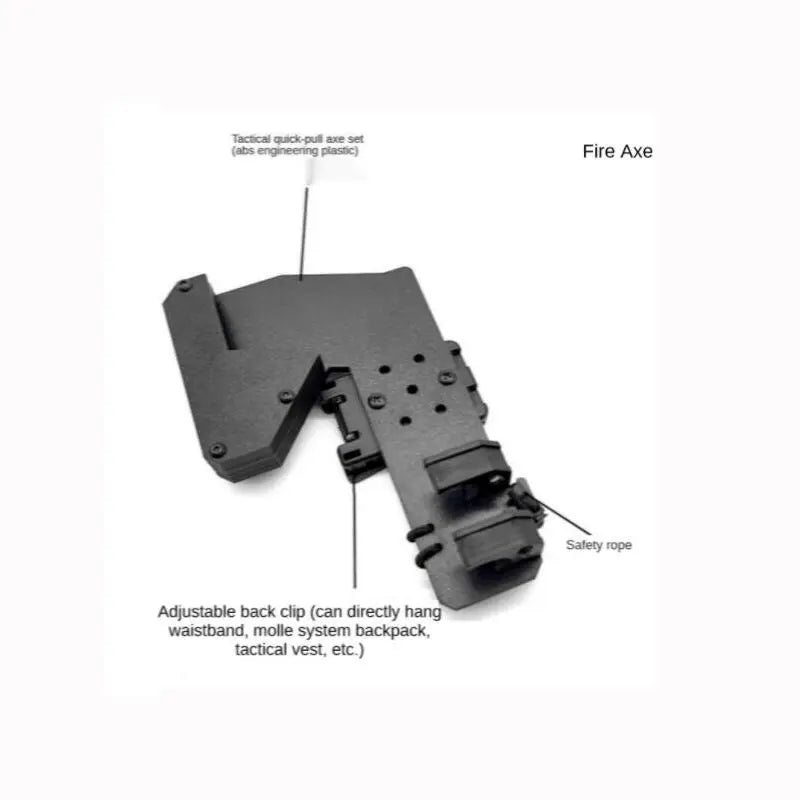 Outdoor Tactical Axe Sheath Equipment Engineer'S Axe Sheath Is Suitable for Pointed Axe Fire Axe and Hammer Axe