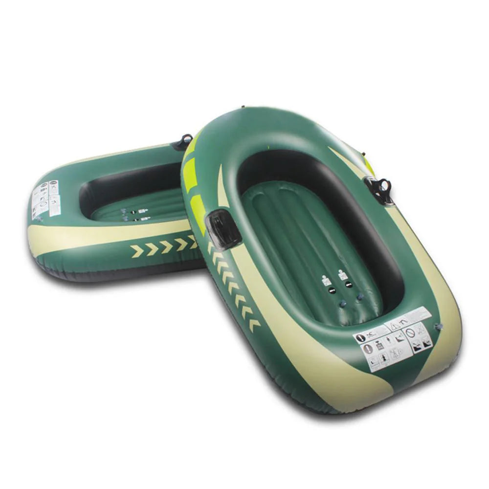 PVC Inflatable Boat Single/Double Person Kayak High Quality Canoe Motor Boat Suitable for Fishing Rafting Diving Water Transport