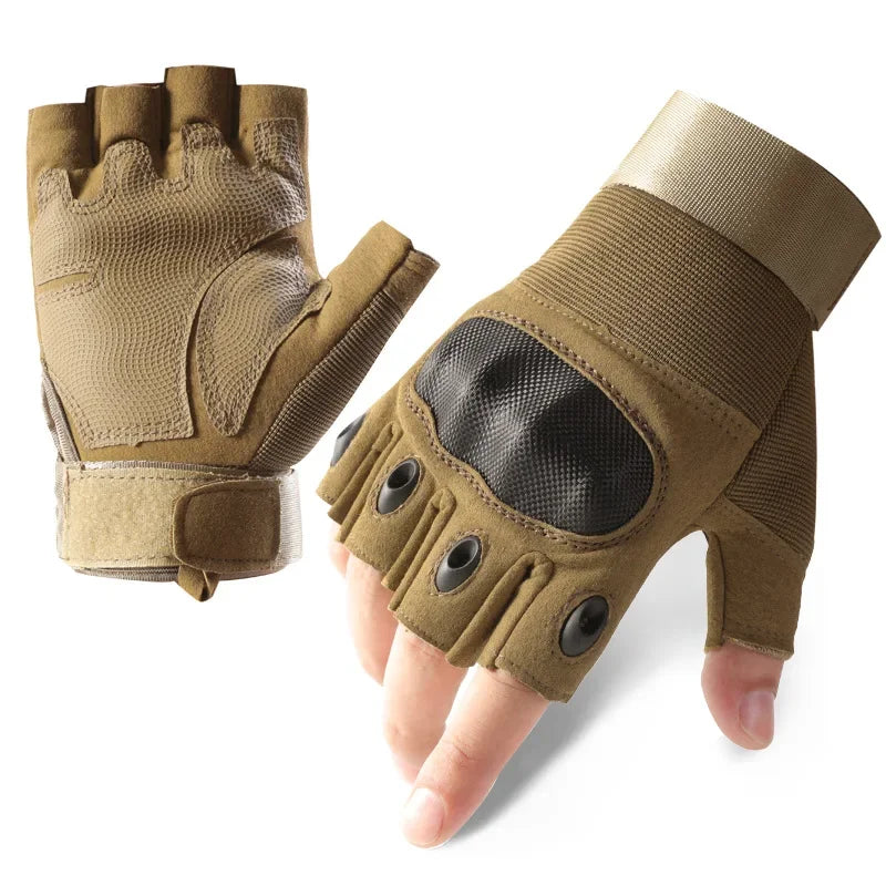 Touch Screen Tactical Paintball Airsoft Combat Motocycle Hard Knuckle Full Finger Gloves Security Protection