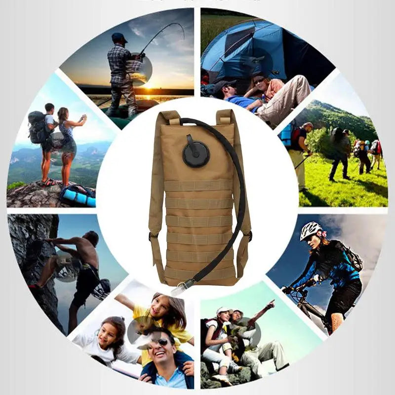 3L Foldable Water Bags Water Bladder Hydration Pack Storage Bag Soft Flask Collapsible Water Bottle Hiking Water Bags
