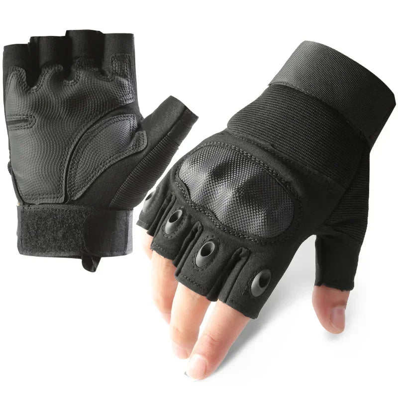 Touch Screen Tactical Paintball Airsoft Combat Motocycle Hard Knuckle Full Finger Gloves Security Protection