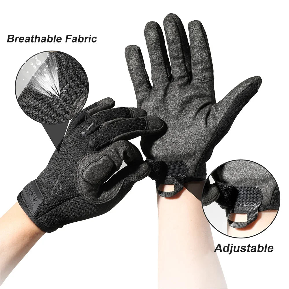 Tactical Gloves Full Finger Gloves Sports Gloves Airsoft Training Shooting Cycling Paintball Hiking Outdoor Equipment for Men