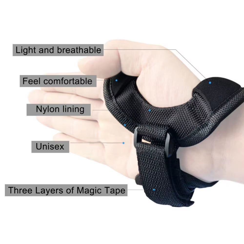 Outdoor Underwater Scuba Diving LED Torch Flashlight Holder Hands Free Glove