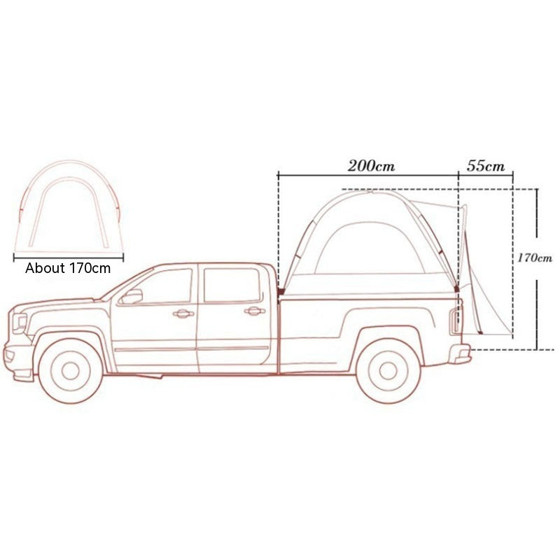 Adventure-Ready Multi-Function Car Tent