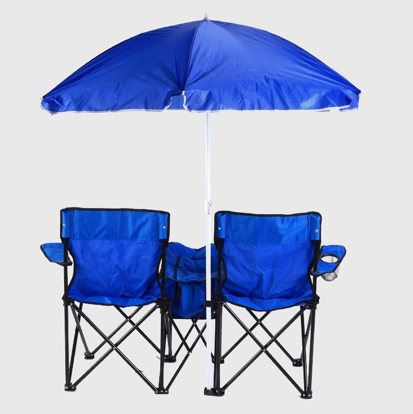 Adventure-Ready Double Folding Chair
