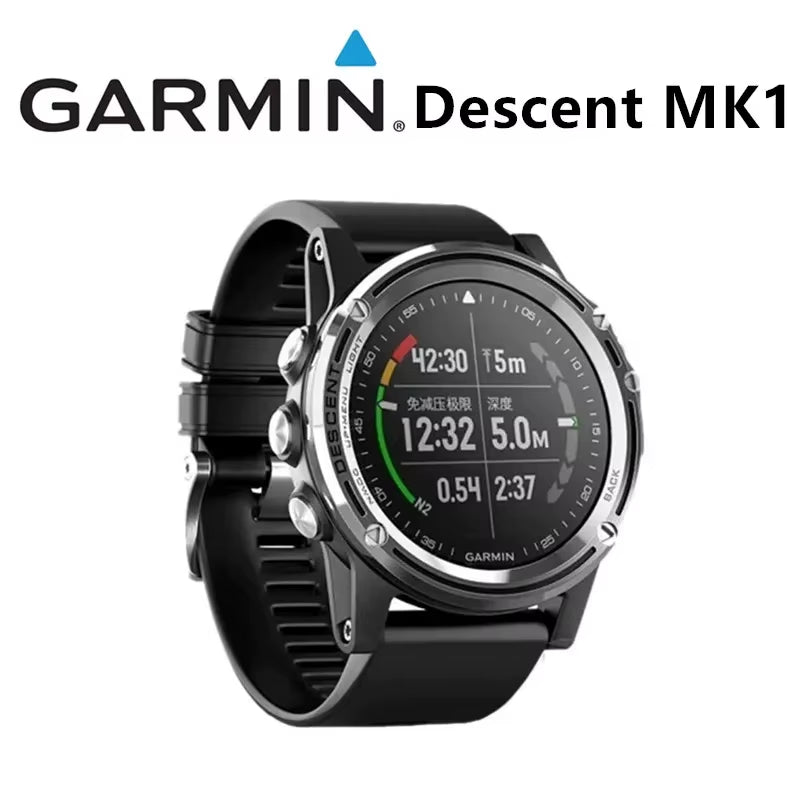 -Descent MK1 Diving Watch, GPS, Photoelectric Heart Rate, Multifunctional Outdoor Computer, 95% New English Version