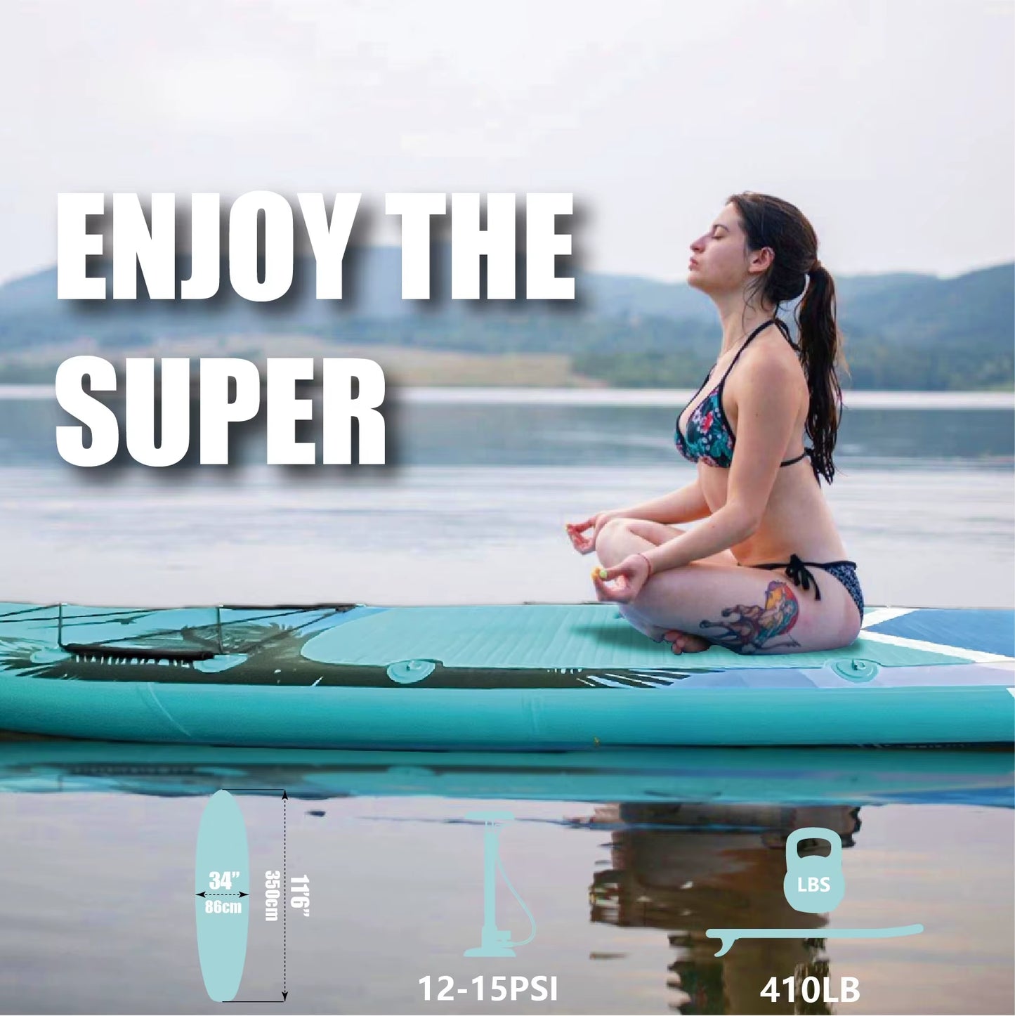Premium Inflatable Surfboards for Water Sports - 11'6