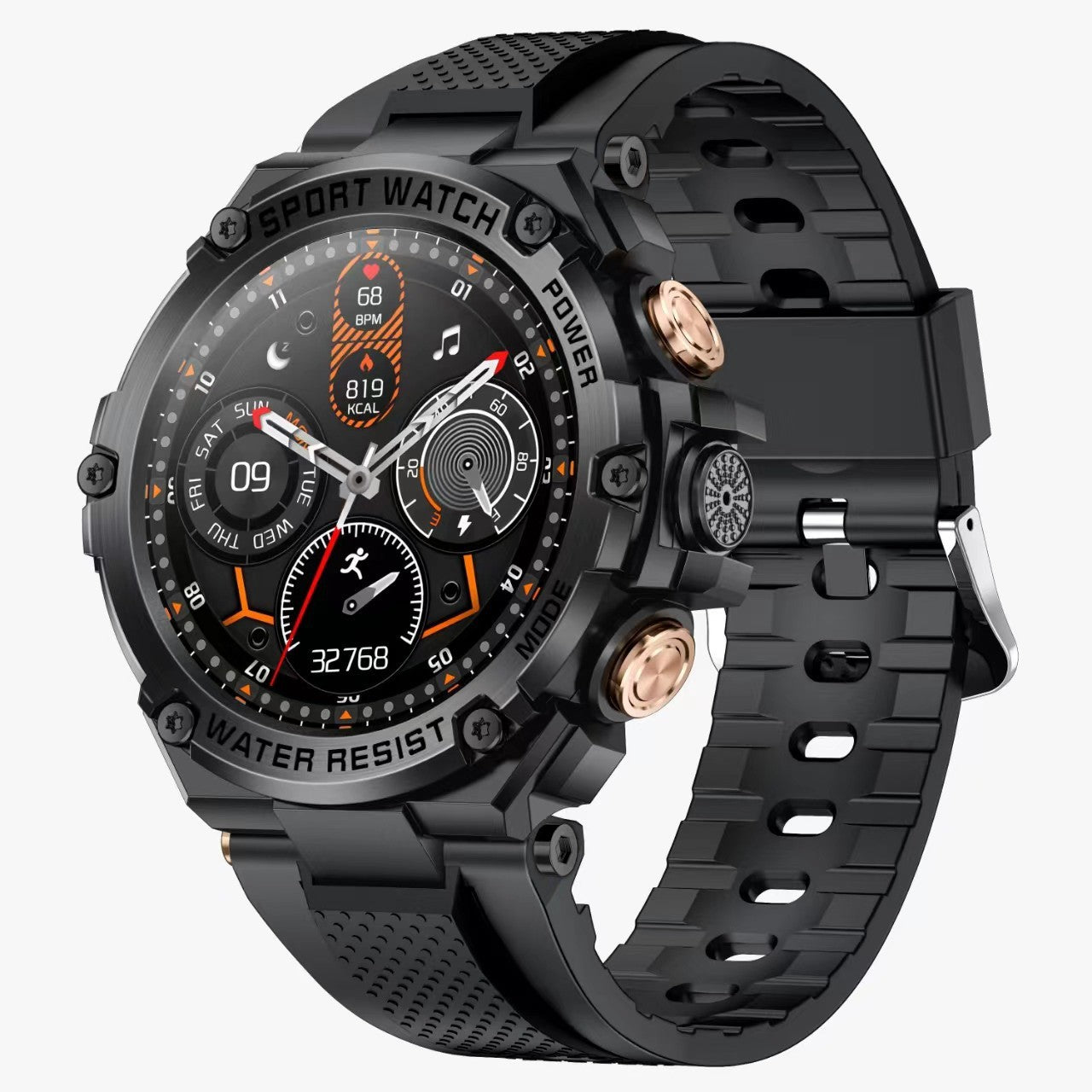 Adventure-Ready Smartwatch with Dynamic Display