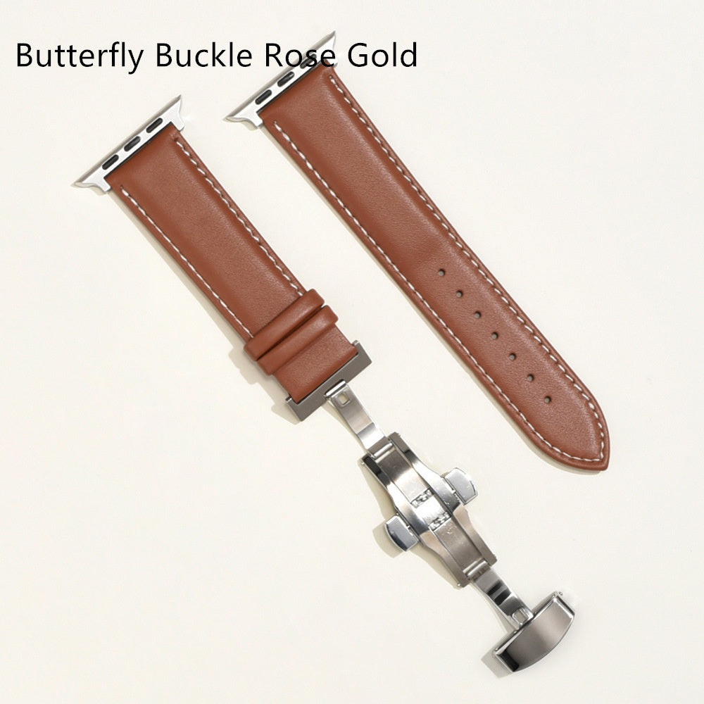 Erleben Sie Vielseitigkeit: Luxuriöses Uhrenarmband aus Rindsleder
